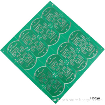 Single Side PCB, Print Circuit Boards, Black Silkscreen